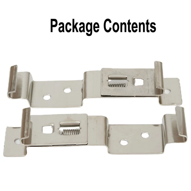 Supporto molla targa clip rettangolare parti 2 pz ricambio antifurto