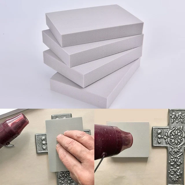 Stamping Foam to create reverse stamped backgrounds Blending Tool Scrapbook^^i