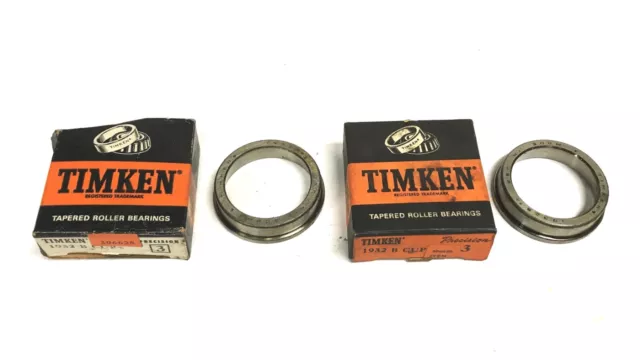 Timken Tapered Roller Bearing Cup 1932B [Lot of 2] NOS