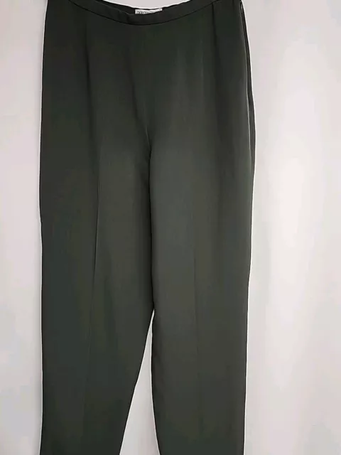 Giorgio Armani Le Collezioni Vtg Green Dress Pants Trousers Size 10