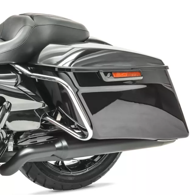 Kofferträger für Harley CVO Street Glide 14-23 mit Schutzbügel chrom 2