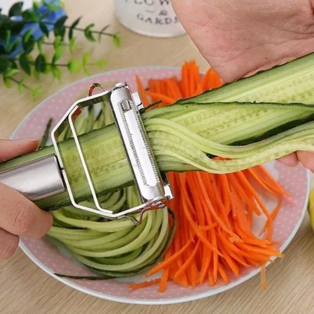 Pelador de acero inoxidable pelador de verduras multifunción frutas herramienta de cocina para el hogar