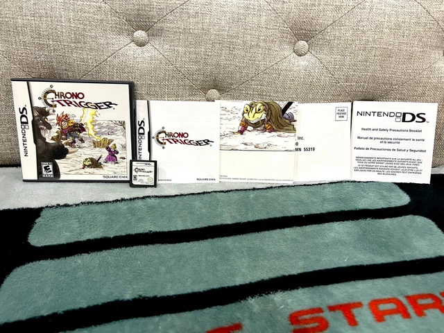 Chrono Trigger Nintendo DS CIB COMPLETE With Manual & Poster, AUTHENTIC TESTED