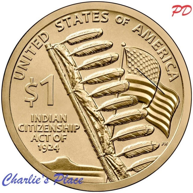 2024PD SACAGAWEA NATIVE American Dollar 2Coin Set 4.34 PicClick