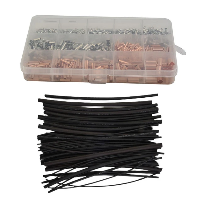 Ghiera Terminale 970pcs Manicotto Accessori Connettore Arricciato Non Isolato