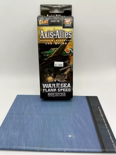 AXIS AND ALLIES WAR AT SEA FLANK SPEED BOOSTER PACK! Opened, But New