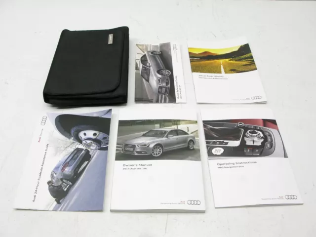 2014 Audi B8 A4 Sedan Owners Manual Case Wallet Handbook Folder Oem 022823B