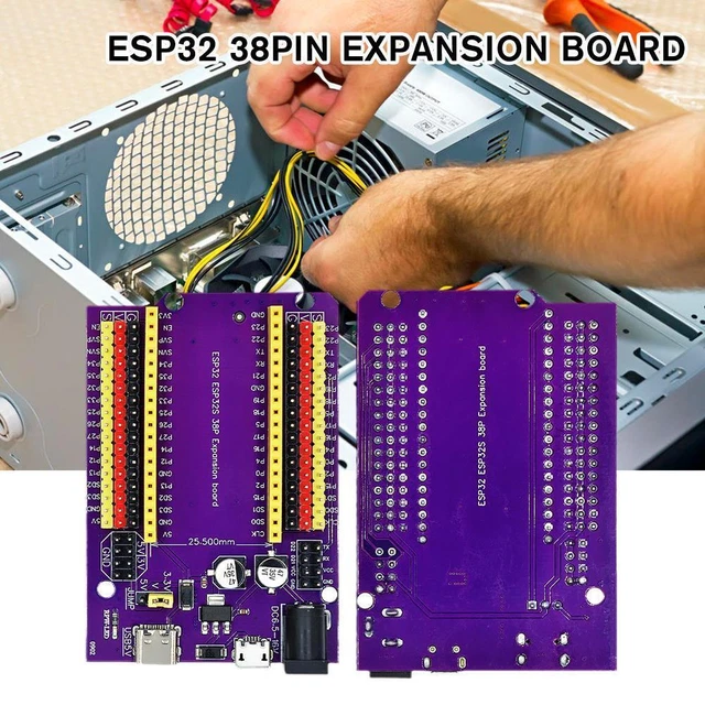 Scheda di espansione Breakout per modulo ESP32 38 pin adattatore terminale E6G9