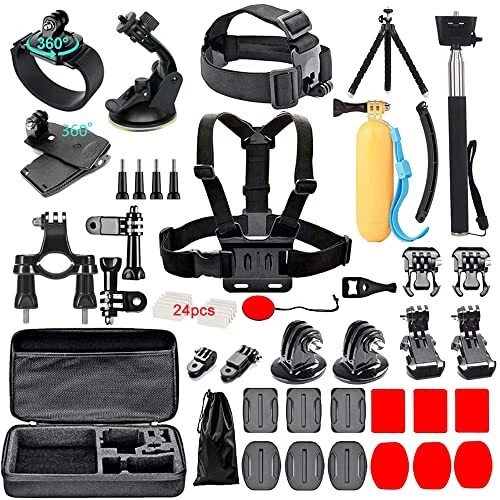 60 in 1 Camera Accessories Kit Compatible with GoPro Hero 11 10 9 8 7, GoPro ...