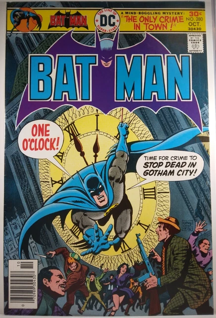 🦇🔵 BATMAN #280 VF/VF- DC COMICS FIRST PRINT 1976 JUSTICE LEAGUE Detective