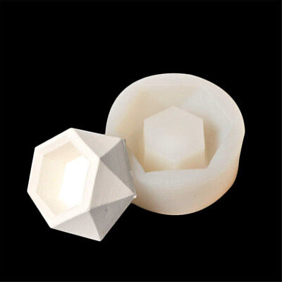 Maceta de silicona hexagonal geométrica hecha a mano molde maceta suculenta maceta jarrón CrafXI