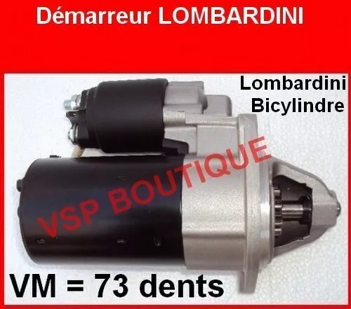 DEMARREUR LIGIER LOMBARDINI FOCS V.M. 73 dents