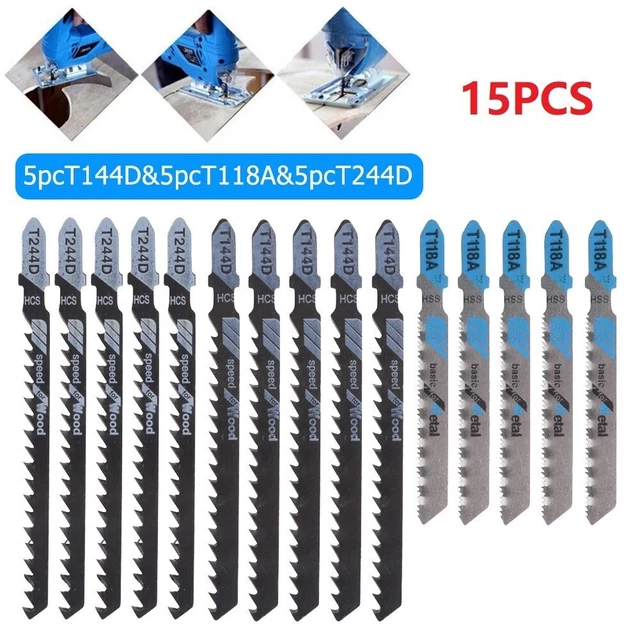 Precisione da taglio con 15 pezzi lama intercambiabile TShank T144D/T244D/T1