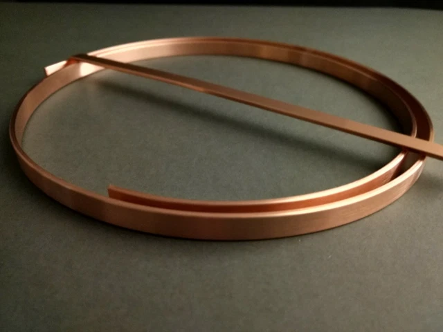 1 Stück Kupfer Flachstange – 99,9% Reines Cu, 1,5 – 12 Mm Dick, Aus China – Für Bau Und Elektronik