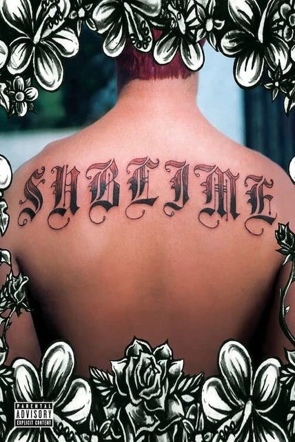 Sublime 2009 Art Poster Tattoos 24" X 36" Reprinted Artist Opie Ortiz Cns