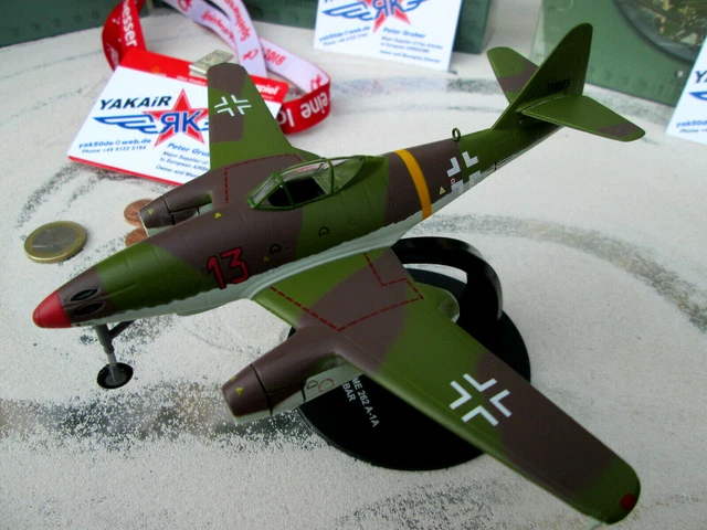 Atlas Models - Messerschmitt Me-262 A-1A Schwalbe, Luftwaffe, Heinrich Pritzl Bär, 1945, 1/72 - - Sběratelské modely tanků a letadel