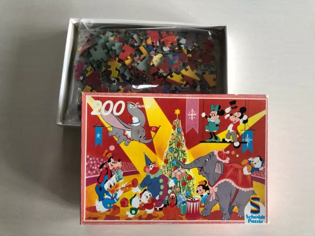 Puzzle Walt Disney Mickey Minnie Donald Pluto Dingo Cirque 200 pièces - 43x29cm