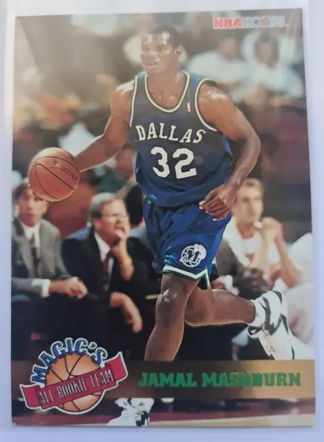 Jamal Mashburn 1995-96 Hoops Number Crunchers #8 Dallas Mavericks