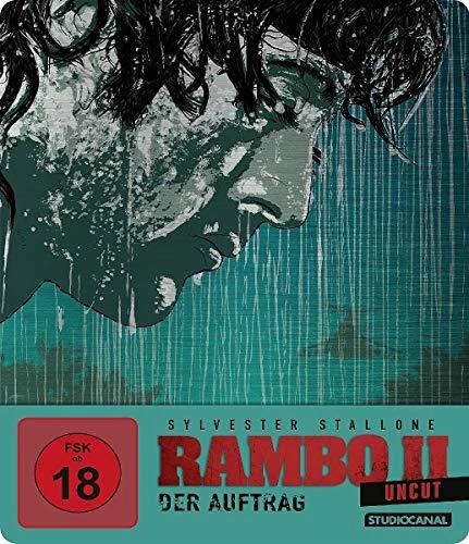 Rambo II-der Auftrag/Uncut/Steelbook Blu-Ray Import
