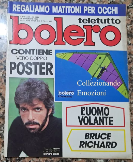 Bolero Teletutto 1543 del 1976-Roberto Bettega-Bee Gees-Helenio Herrera-R.Bruce