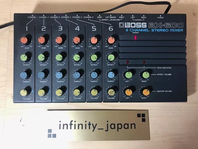 Boss BX-600 - 6 Channel Stereo Mixer Free shipp Fast shipp From japan