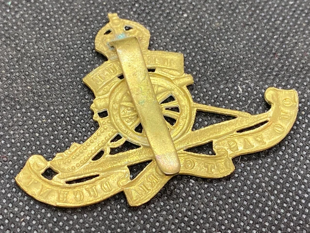 ORIGINAL BRITISH ARMY WW1 / WW2 Royal Artillery Cap Badge EUR 14,23 ...