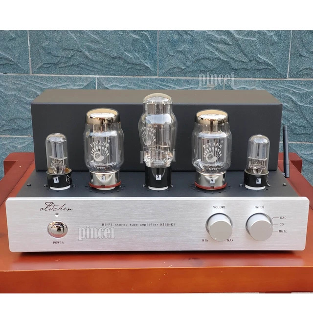 KT88K1 HIFI STEREO Tube Amplifier Class A Amplifier 15Wx2 Bluetooth