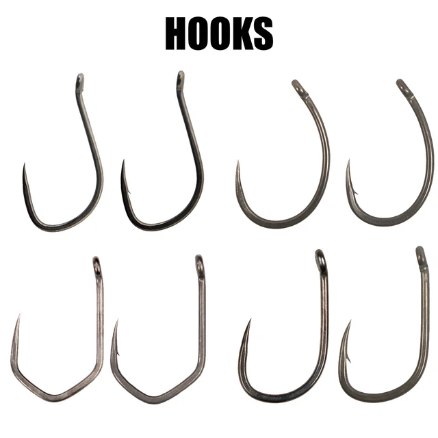 Carp Fishing Hooks (Claw, Krank, Chod, Curve, Kurve & Wide Gape) - Various Sizes