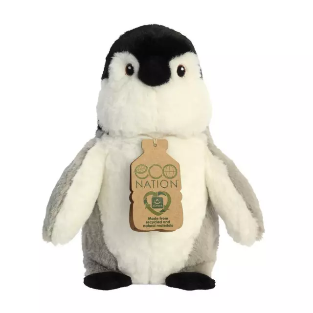 Aurora Peluche Eco Nación Pingüino 35015 Juguete Osito Reciclado Plásticos
