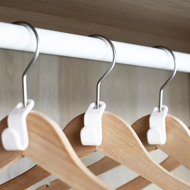 CLOTHES HANGER EXTENDERS Hooks Heavy Duty Cascading Connection Hooks