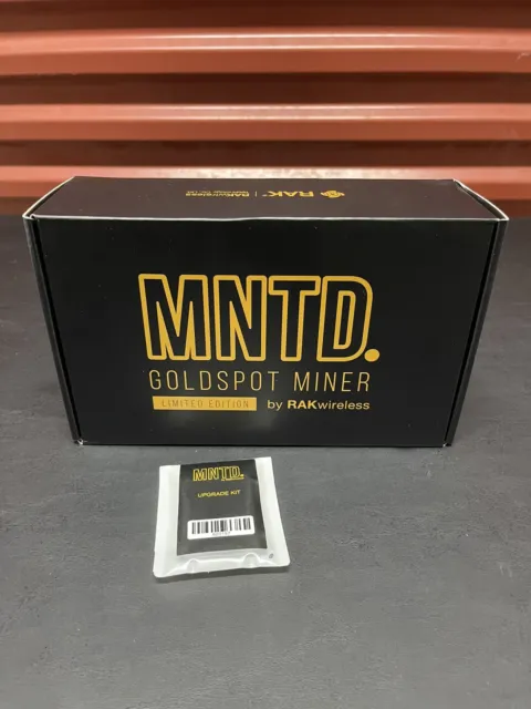 New MNTD. RAK Wireless Goldspot Helium Miner LE (US915) + SD Upgrade Kit