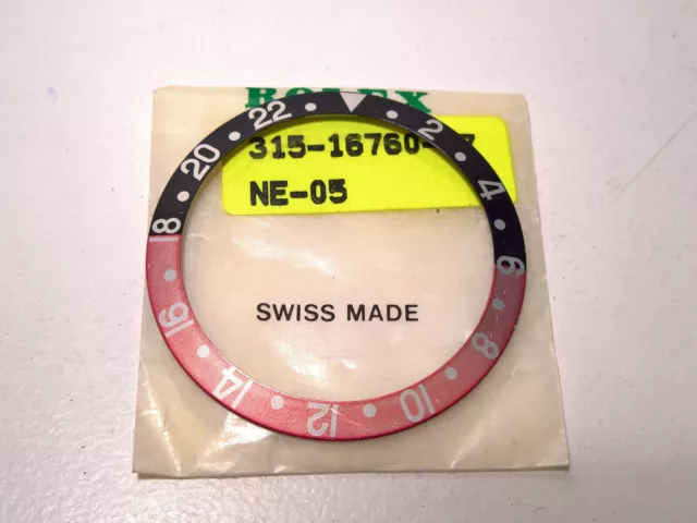 Rare Vintage Rolex Gmt-Master 16760 Fat Lady - 16710 Serif Bezel Insert