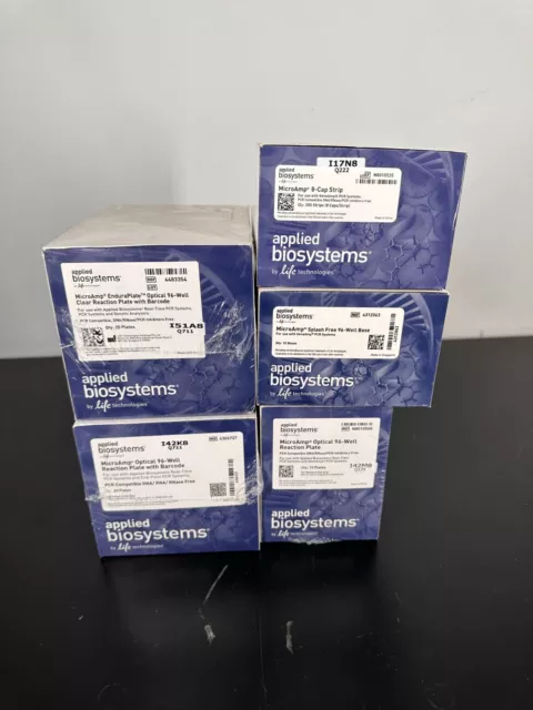 New Lot Applied Biosystem MicroAmp Optical 96 Well Reaction Plate