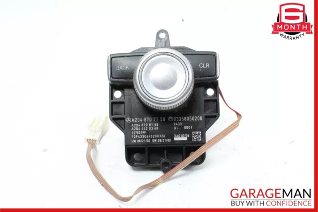 08-12 Mercedes C280 GLK350 C300 Console Command Controller Knob Multi Switch OEM