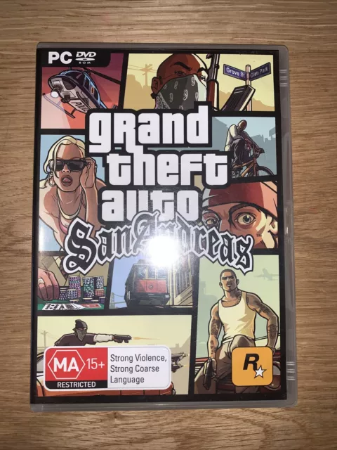 Grand Theft Auto: San Andreas 2nd Ed DVD for Windows PC by