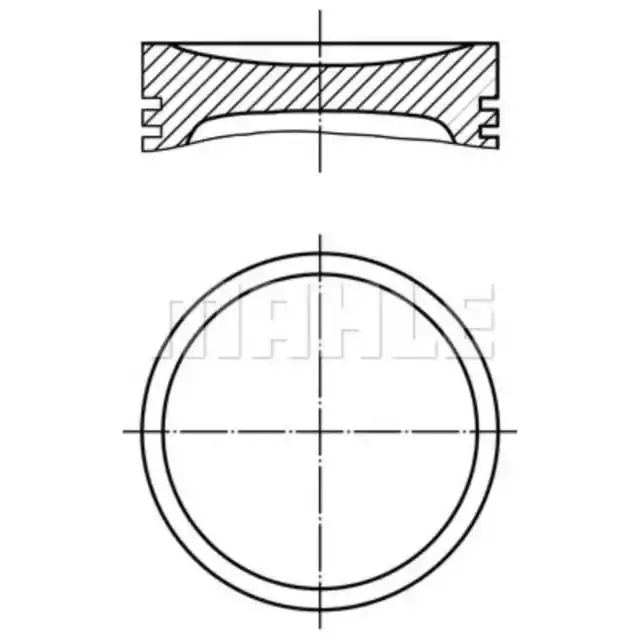 Kolben MAHLE 025 54 03 für Austin Rover Mini II Metro I Fastback Allegro