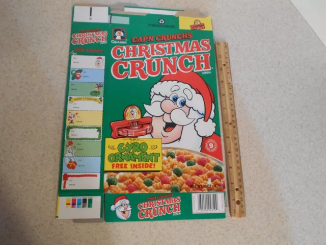 CAP’N CHRISTMAS CRUNCH Cereal Box Gyro Ornament Vintage 1992 $18.99 ...