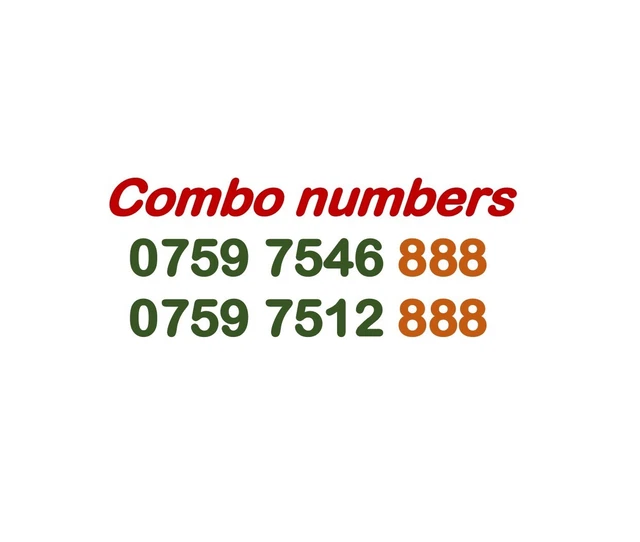 MOBILE NUMBER GOLD DIAMOND PLATINUM VIP GOLDEN BUSINESS SIM CARD Combo Numbers
