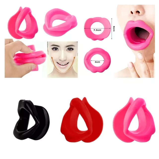Silicone fonctionnel visage plus mince exercice bouche morceau muscle anti-rides