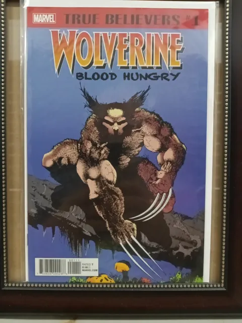 True Believers Wolverine Blood Hungry #1 NM 2018 Stock Image. Nw160