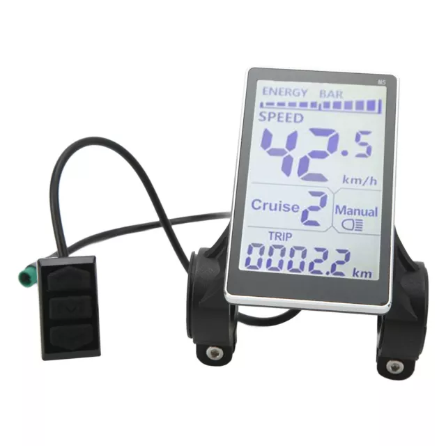 Elektrofahrrad LCD-Meter 5 Pin 24V 36V 48V 60V Universal E Scooter M5 LCD-Pa Rop