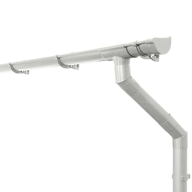 INEFA Carport Gutter Set Right Left & Right Box Shape Plastic Gutter - View #4