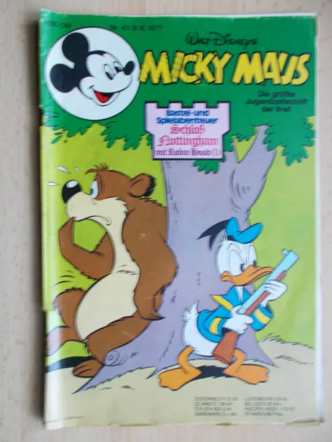 Comics , Micky Maus , Hefte, Nr. 41 / Jahrgang 1977, Walt Disneys, Ehapa