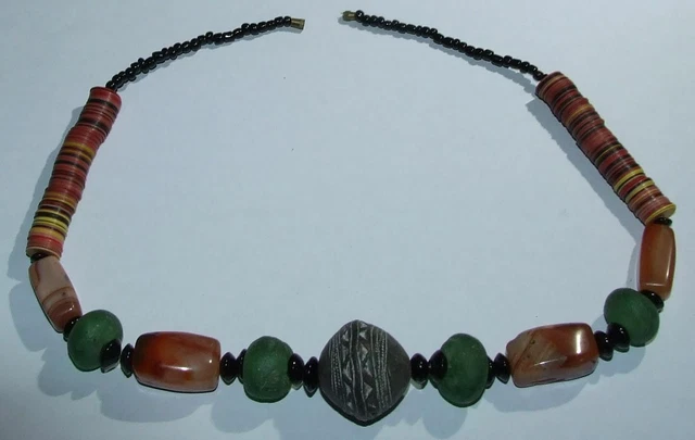 Collier Vintage Or Pâle Avec Perles Blanches - Bijou Ancien Superbe !