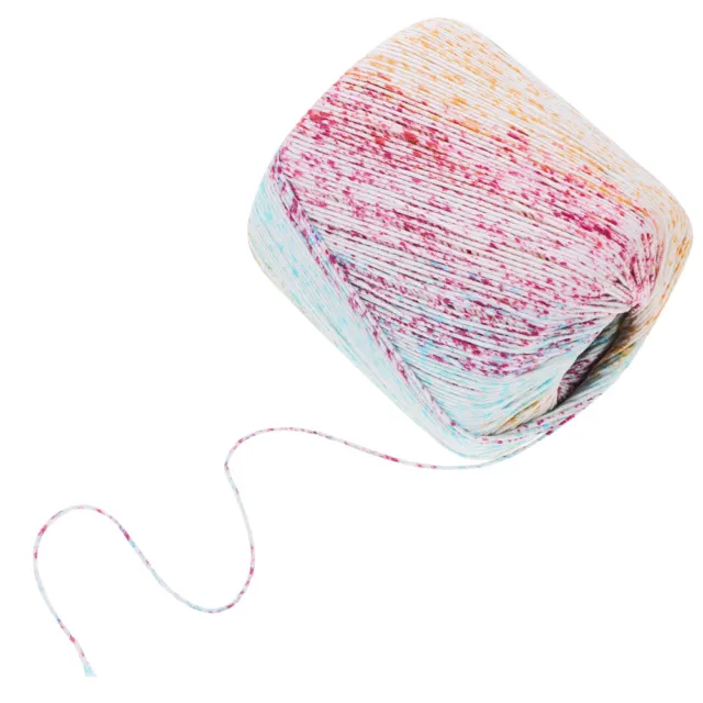 Hand Knitting Yarn Crochet Thread Chunky Cotton Crafting Rainbow