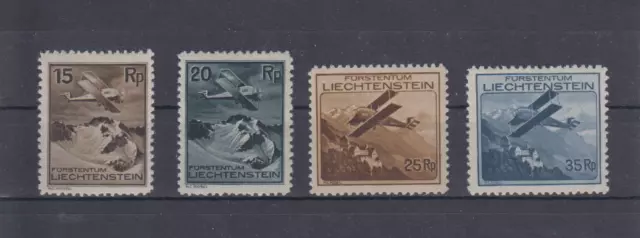 Lichtenstein 1930  Mi. 108 - 111  Ungebr. mit Falz