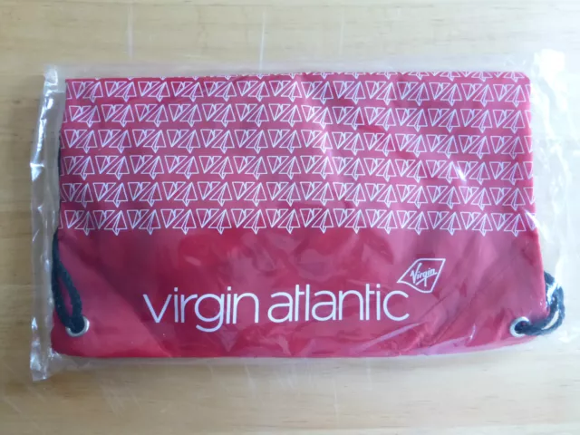 VIRGIN ATLANTIC CHILDREN'S IN-FLIGHT ACTIVITY PACK - RED inc PUZZLE BOOK & PEN