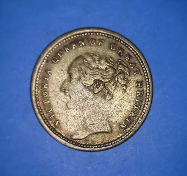 (1850's) PRINCE OF WALES MODEL HALF SOVEREIGN BRASS WHIST COUNTER - *31201912 🌈
