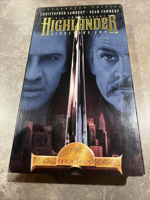 HIGHLANDER: DIRECTORS CUT 10th Anniversary Deluxe Collectors Edition ...