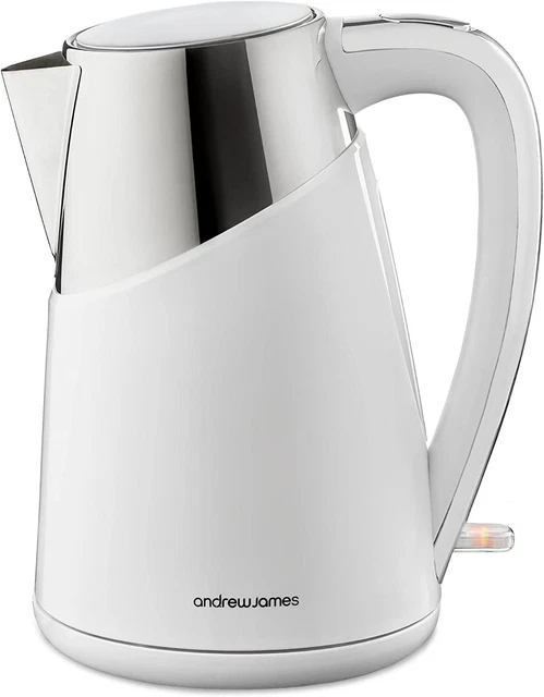 LIVIVO Electric Kettle Cool Touch Thermometer Fast Boil Jug 3000W 1.7L BPA  Free